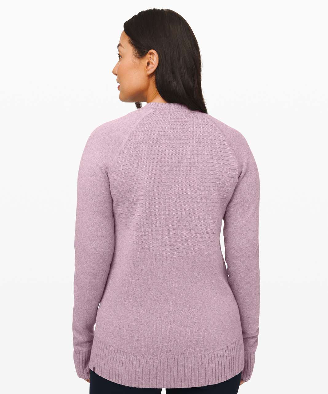 Lululemon Still Lotus Sweater *Reversible - Heathered Frosted Mulberry / Heathered Silver Lilac / Heathered Frosted Mulberry