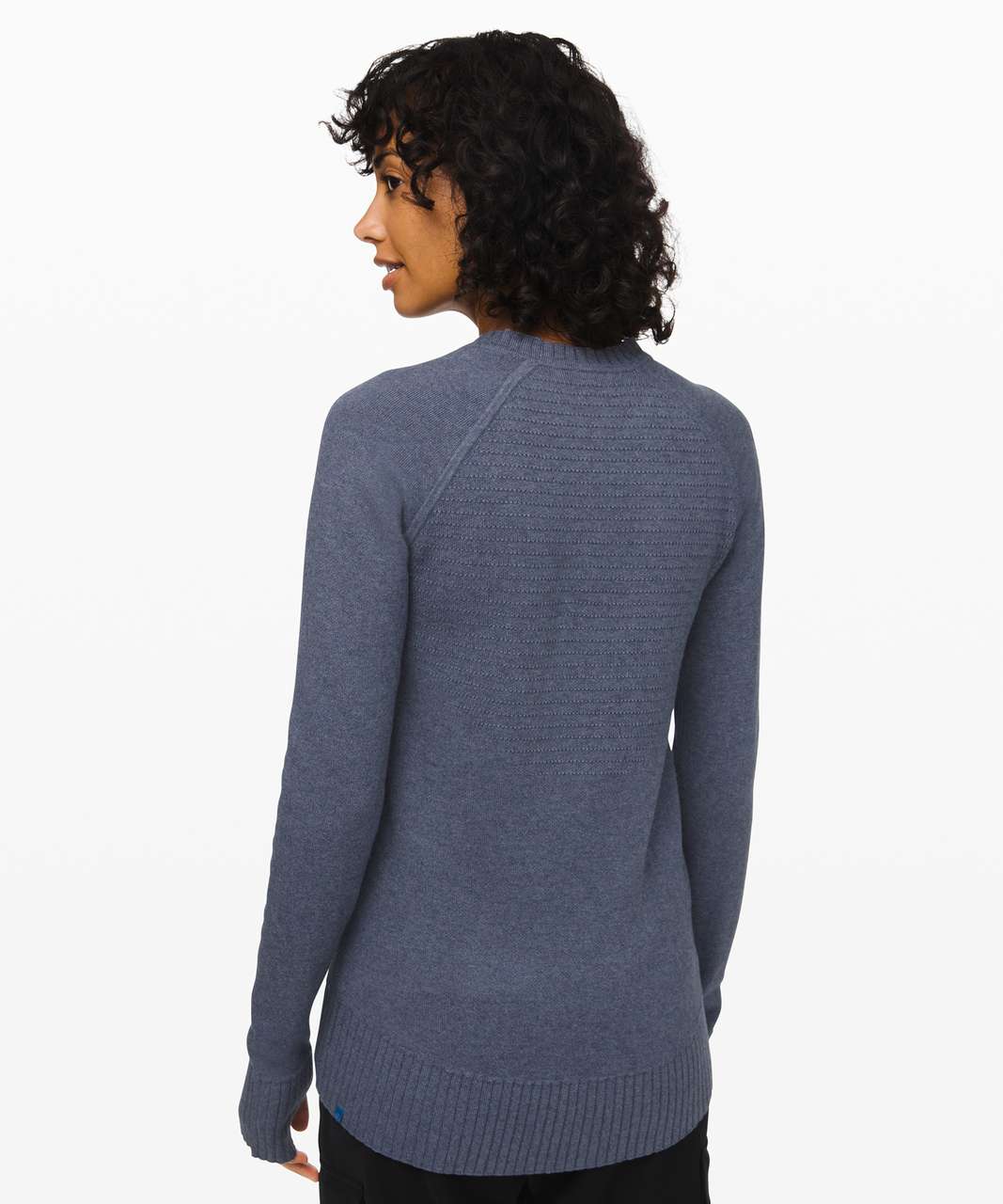 Lululemon Still Lotus Sweater *Reversible - Heathered Code Blue / Heathered Ice Cap / Heathered Code Blue