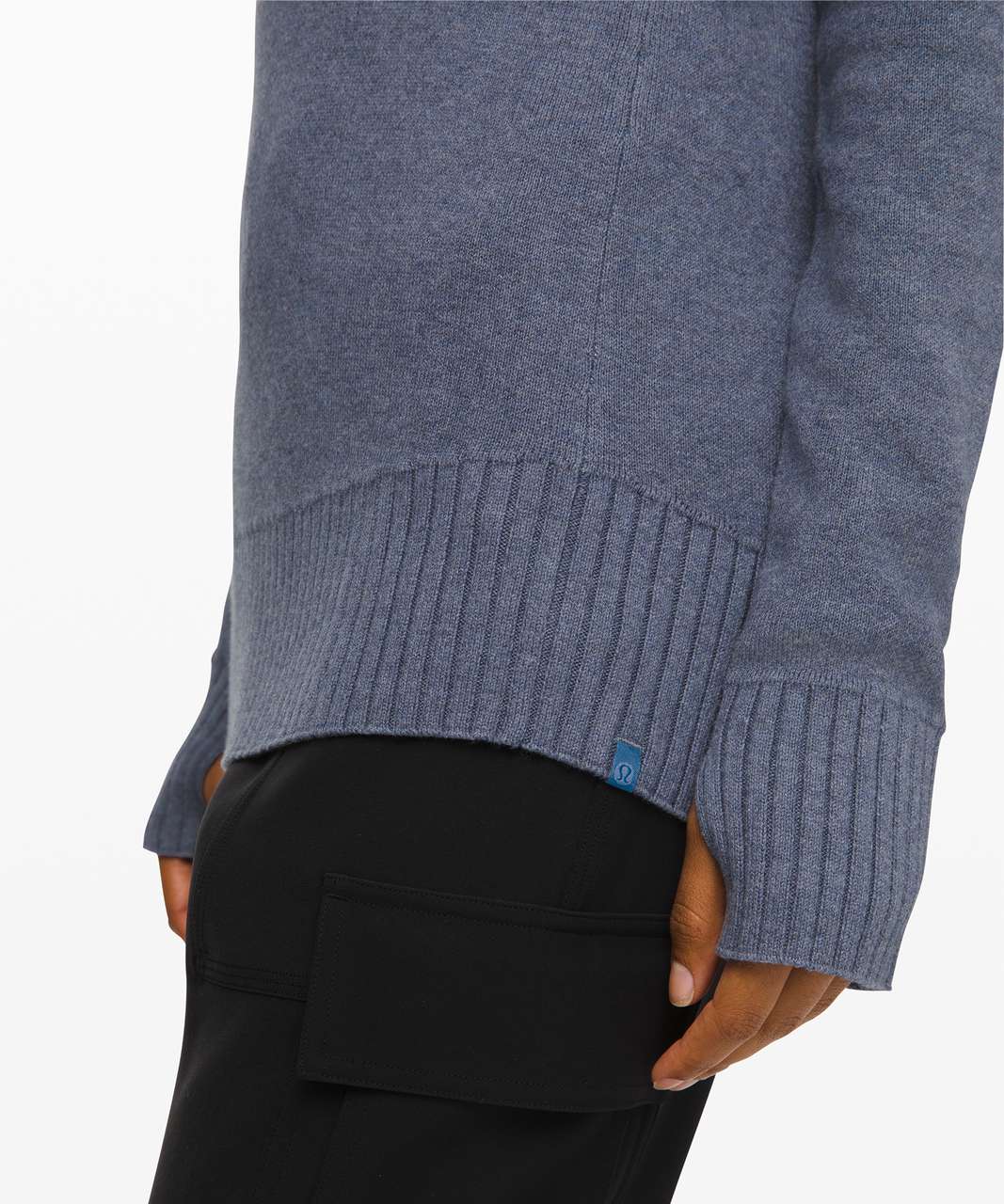 Lululemon Still Lotus Sweater *Reversible - Heathered Code Blue / Heathered Ice Cap / Heathered Code Blue