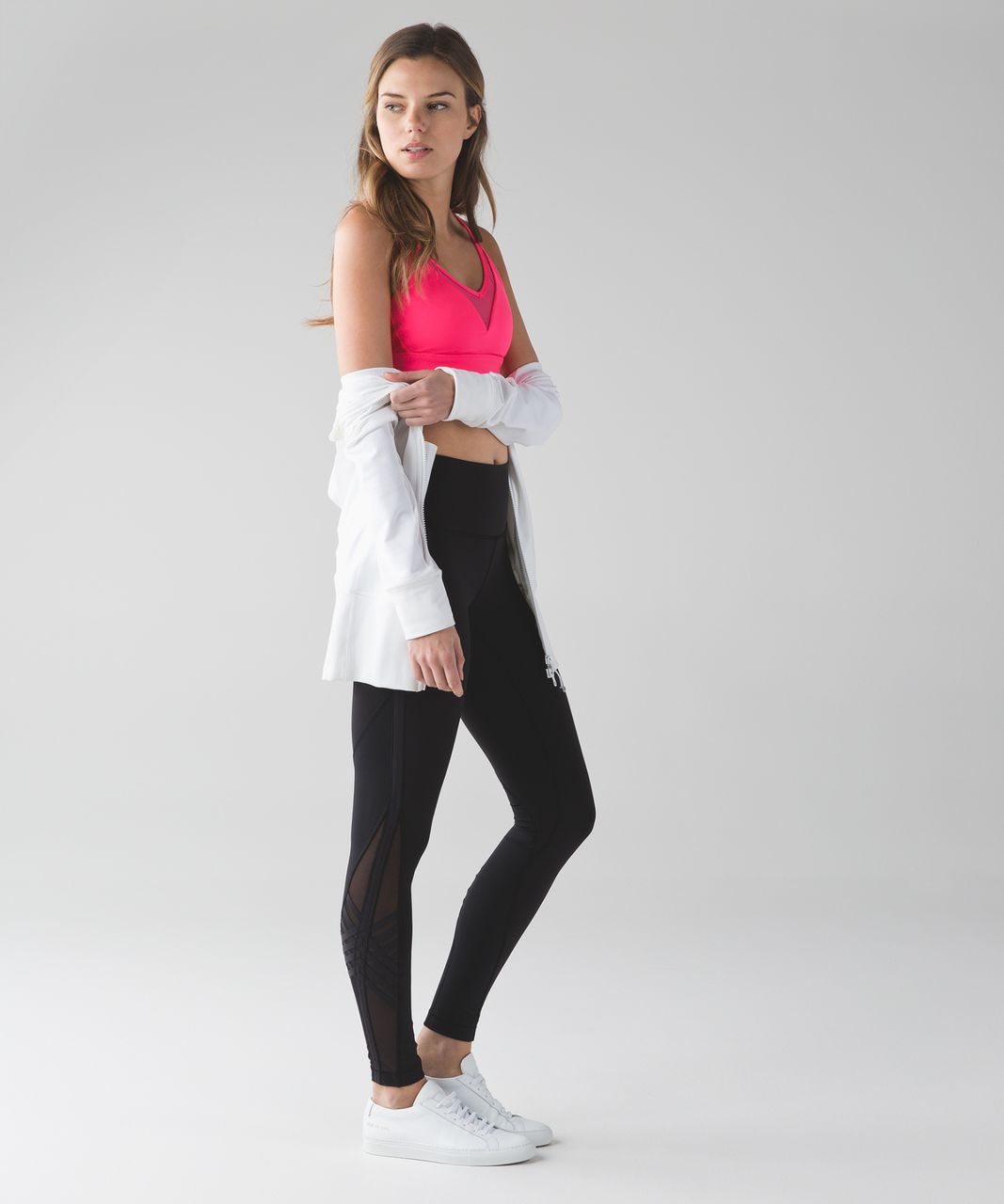 Lululemon Tech Mesh Tight - Black - lulu fanatics