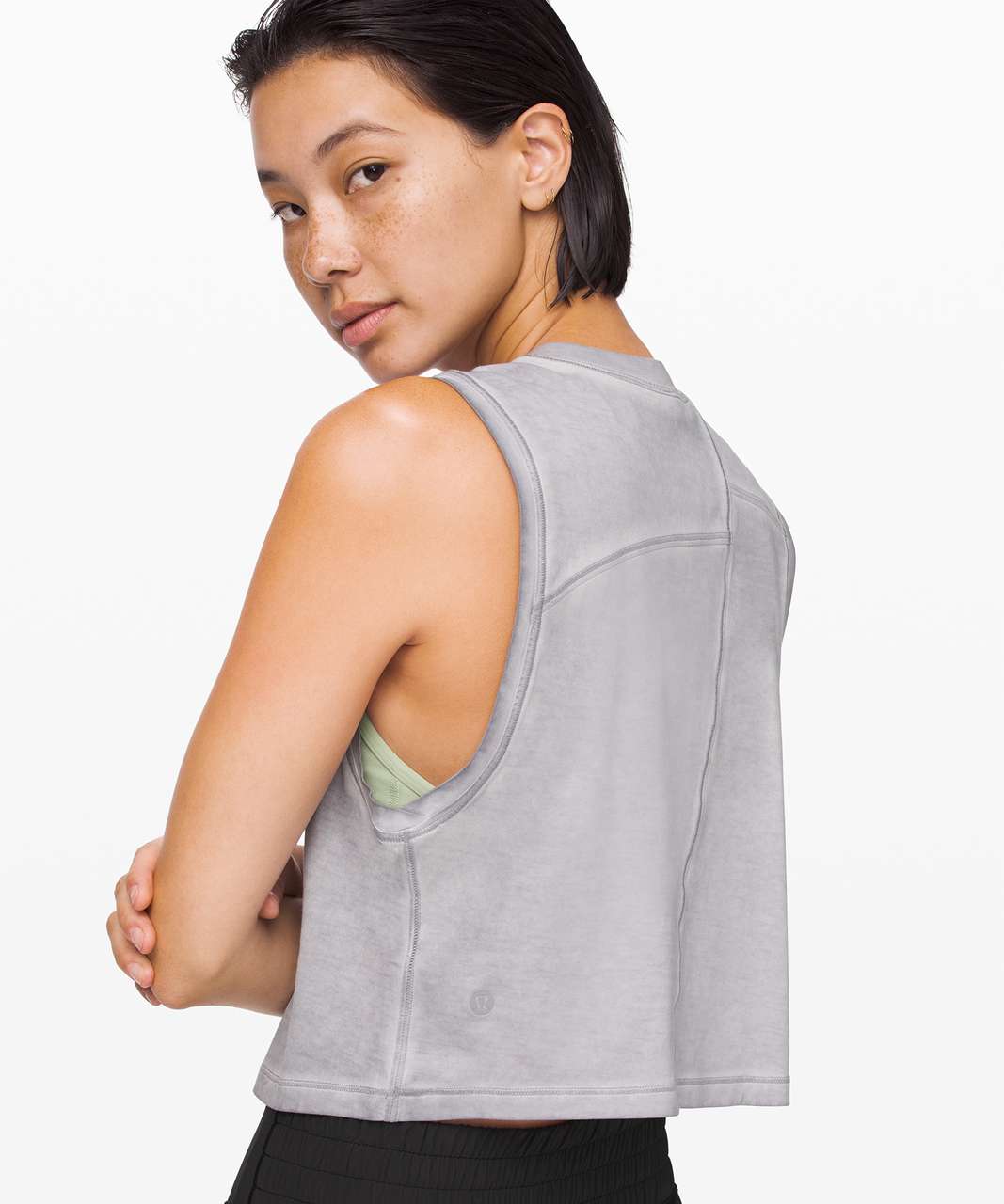 Lululemon Broken Beats Tank - Washed Glacier Grey