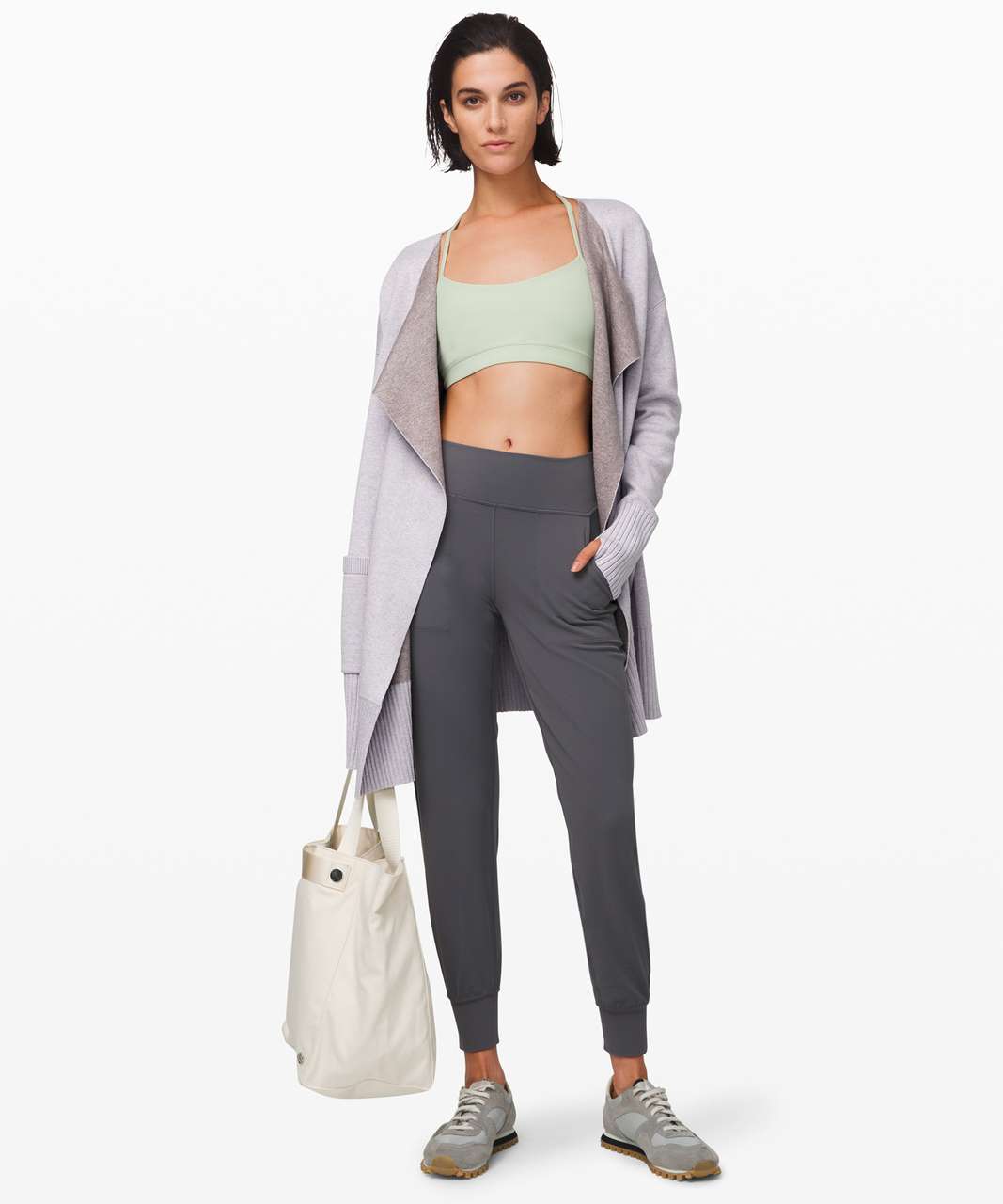 Lululemon Still Lotus Wrap *Reversible - Heathered Silver Lilac / Heathered Frosted Mulberry