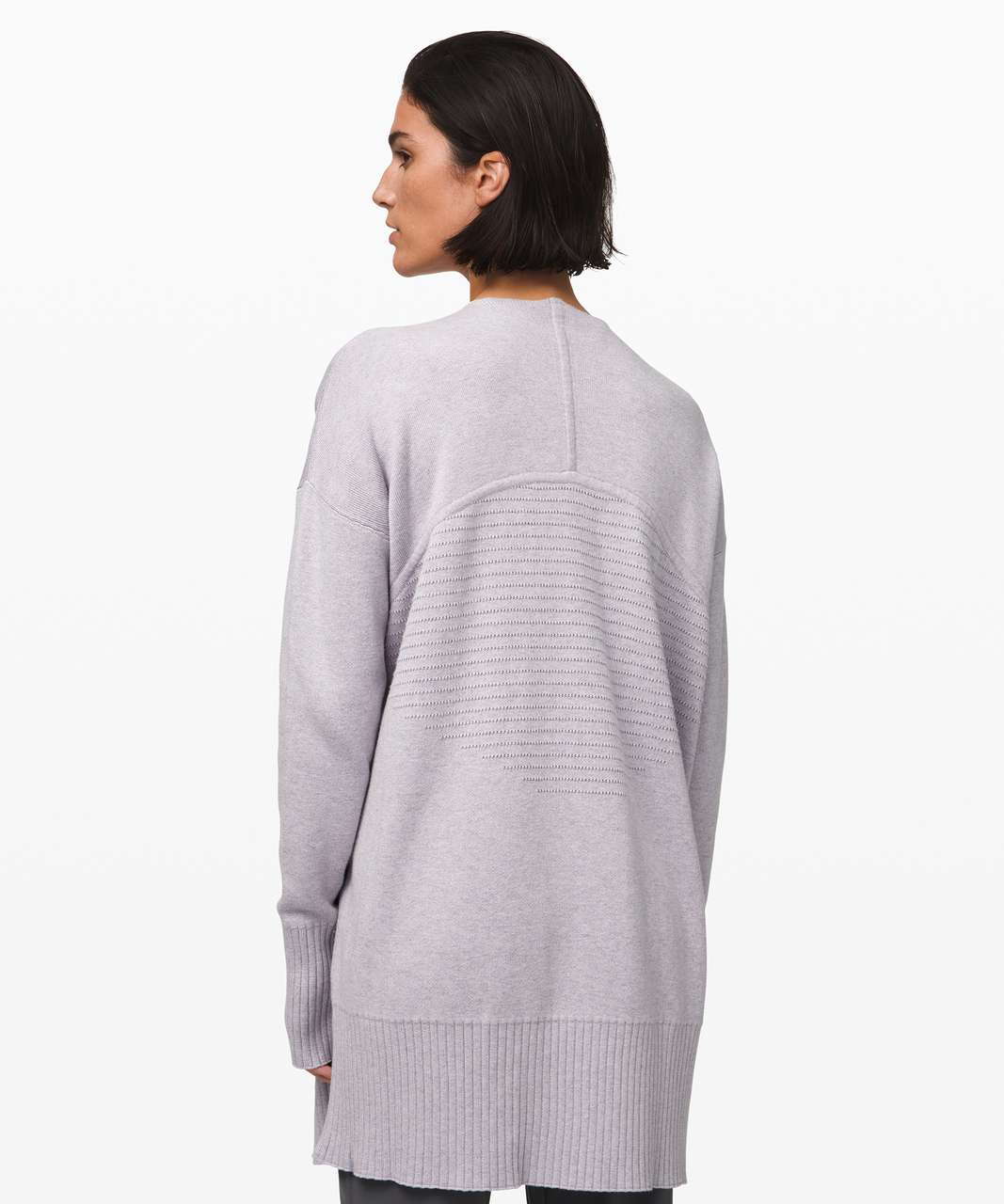 Lululemon Still Lotus Wrap *Reversible - Heathered Silver Lilac