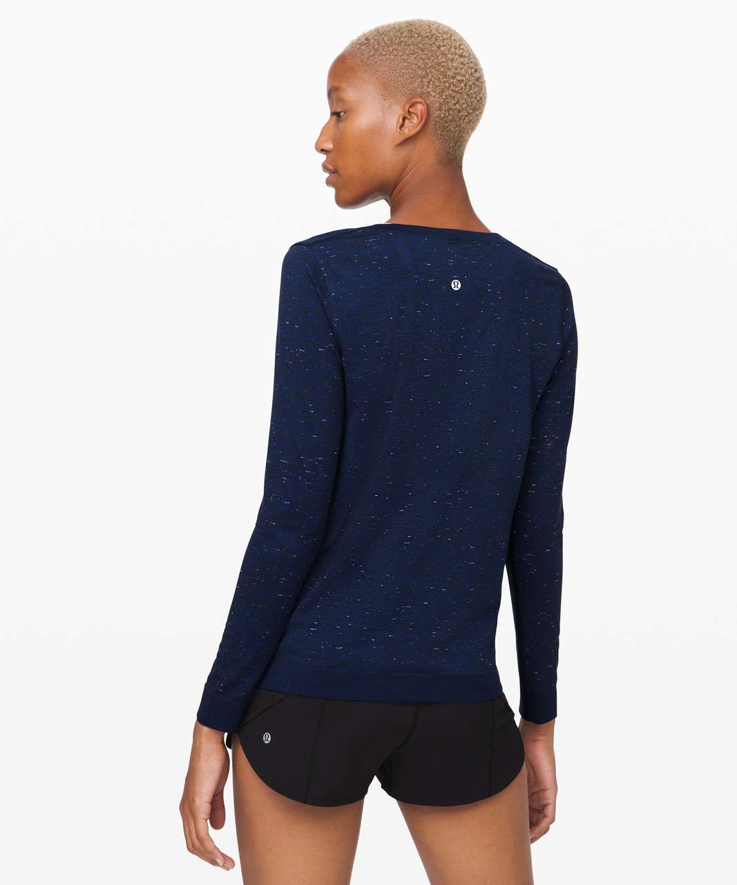 Lululemon Swiftly Relaxed Long Sleeve - Hyper Blue / White / Black