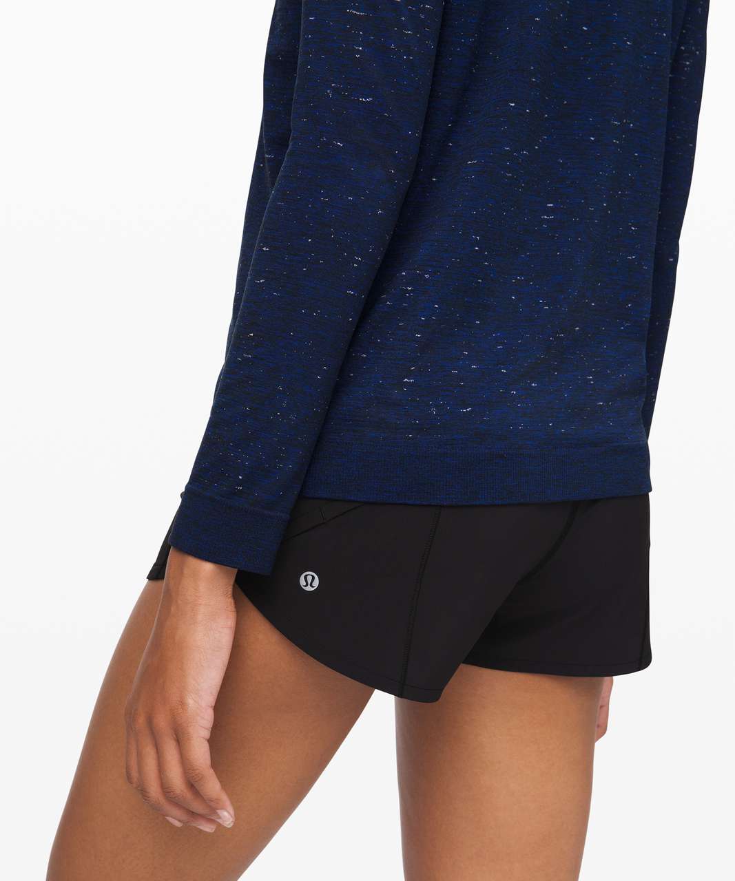 Lululemon Swiftly Relaxed Long Sleeve - Hyper Blue / White / Black