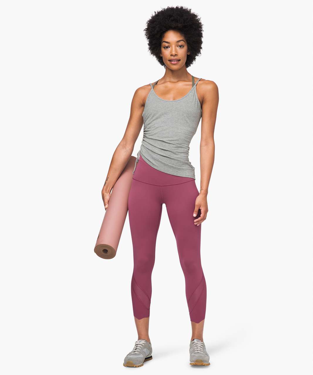 Lululemon Wunder Under Crop High-Rise *Roll Down Scallop Full-On