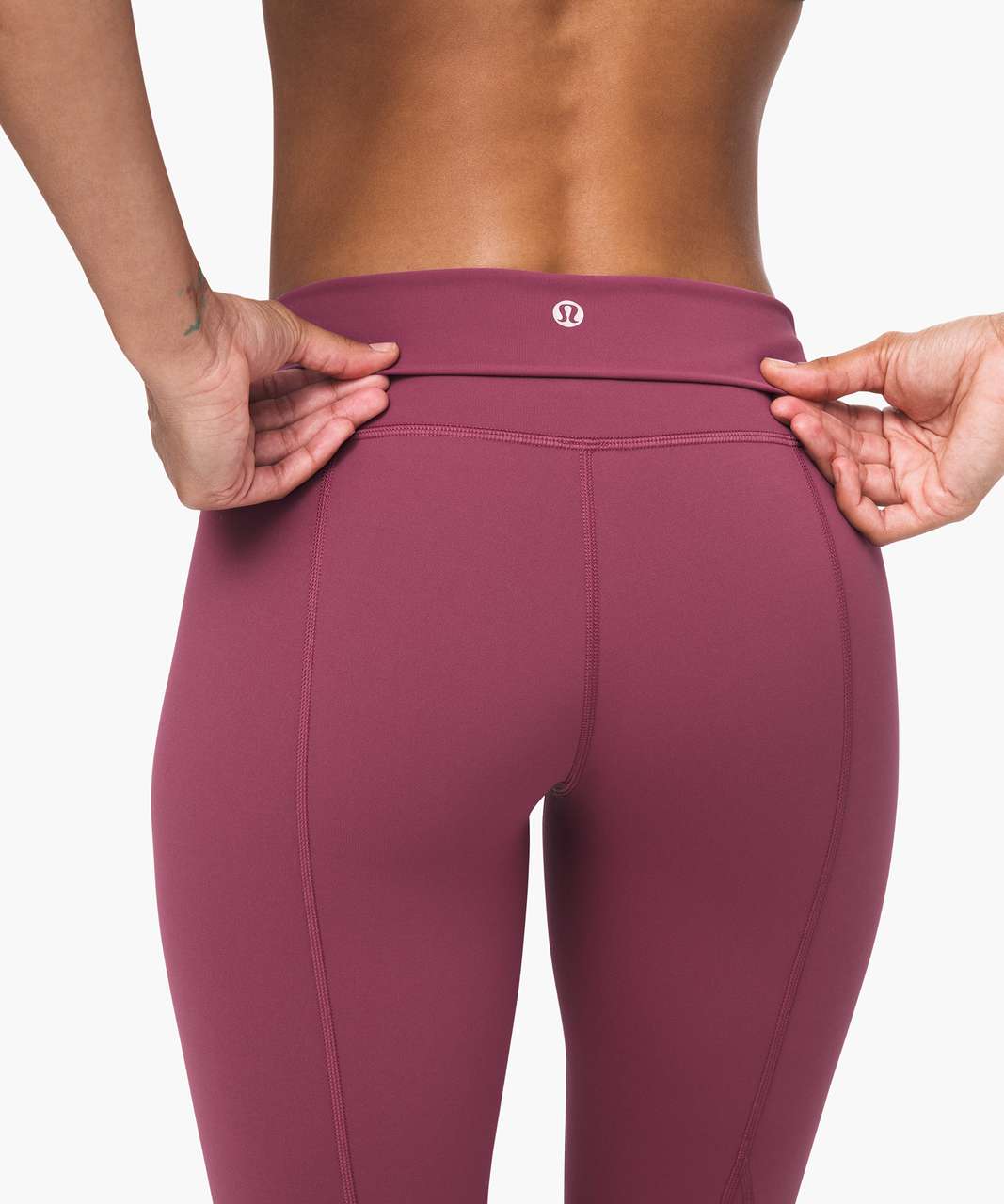 Lululemon Wunder Under Crop High-Rise *Roll Down Scallop Full-On Luxtreme  24 - Plumful - lulu fanatics