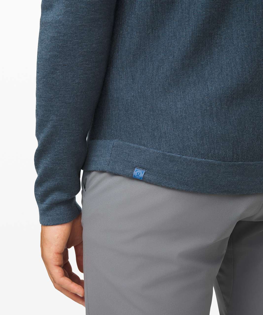 Lululemon Alpine Air 1/2 Zip - Heathered Astro Blue