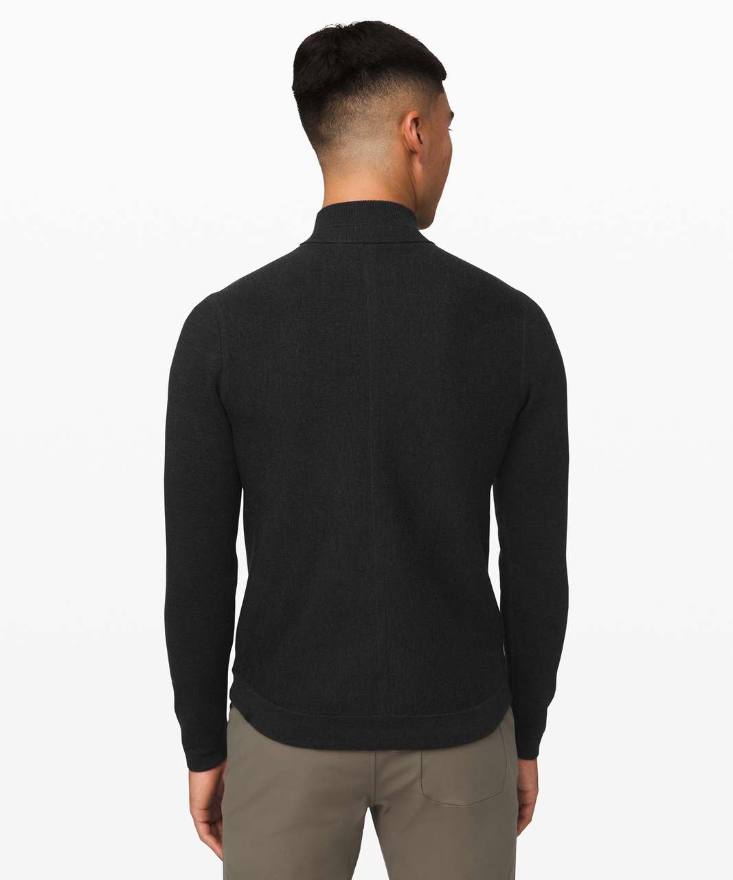 Lululemon Alpine Air 1/2 Zip - Heathered Black