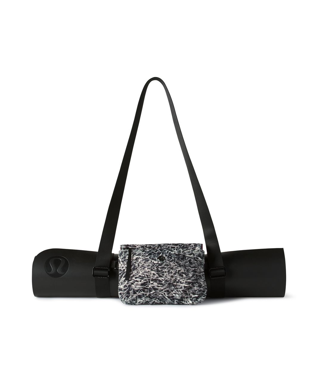 Lululemon Essential Mat Carrier - Ripple Seal Grey Black