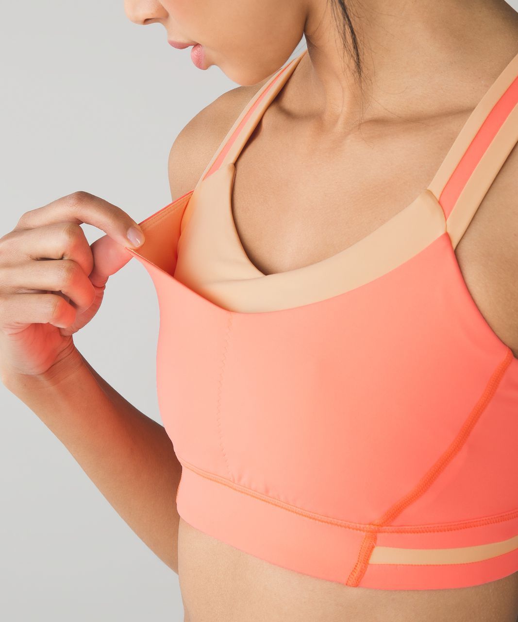 Lululemon Rack Pack Bra - Very Light Flare / Peach Fuzz