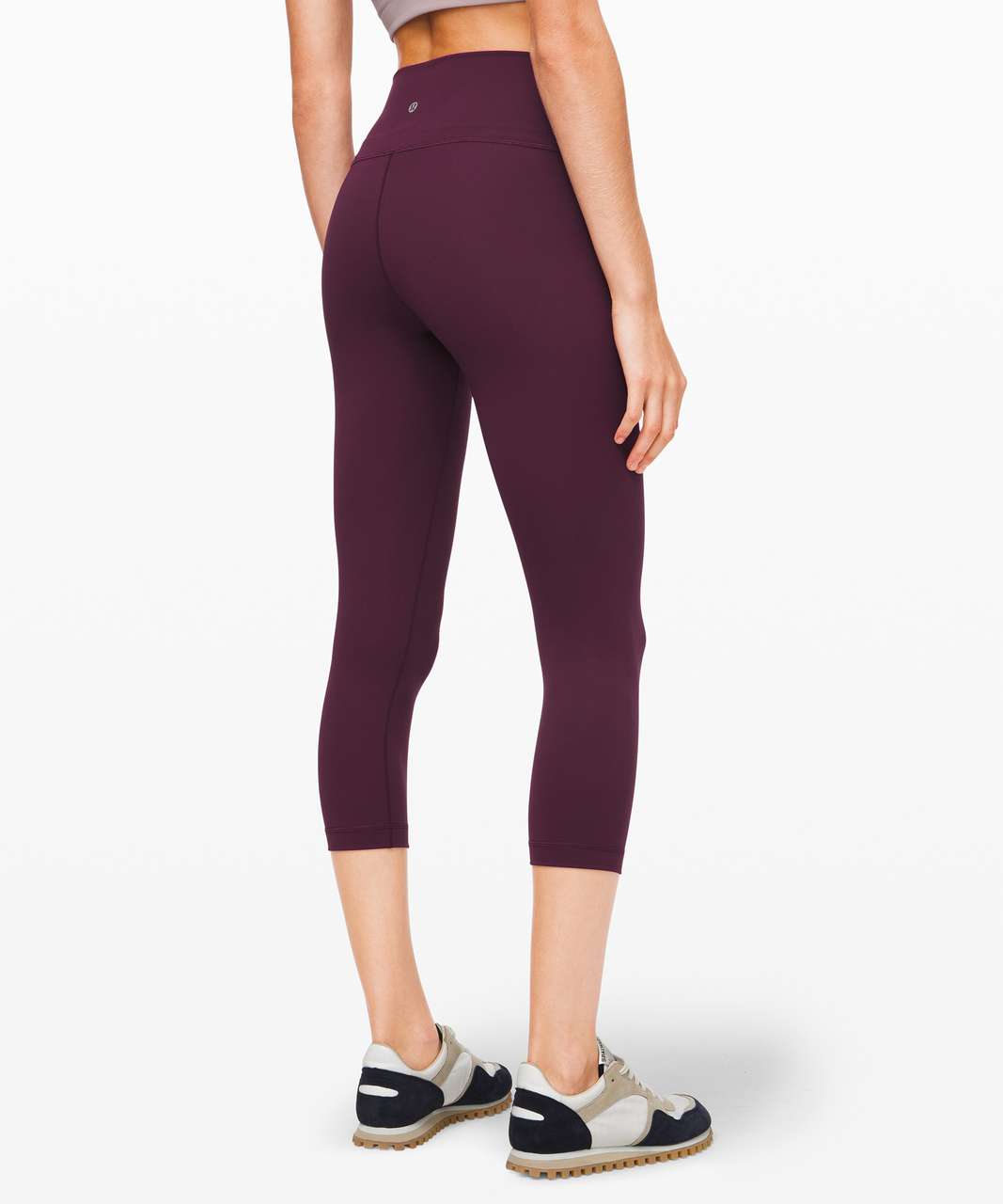 Lululemon Wunder Under Ziggy Wee September Plum Crop And Textured Leggings  Size2