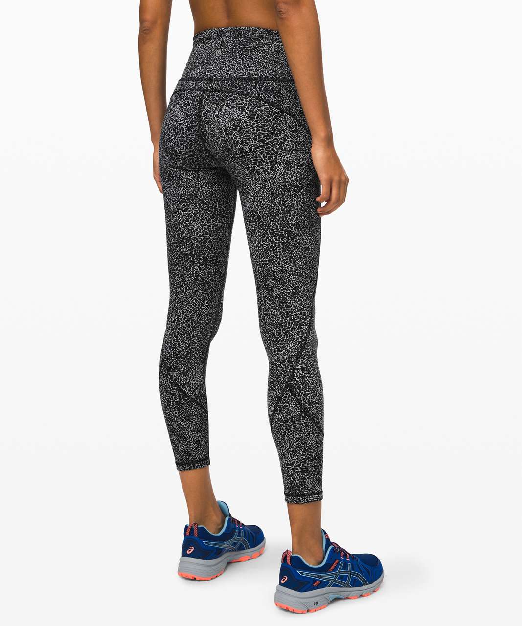 Lululemon In Movement Tight 25" *Everlux - Polar Shift Ice Grey Black