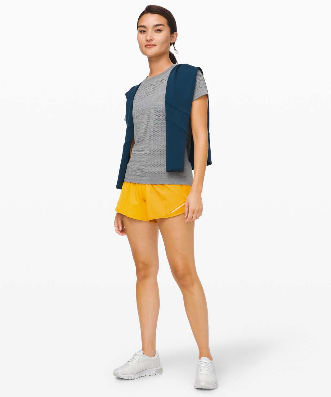 Lululemon Hotty Hot Short II *Long 4" - Honeycomb