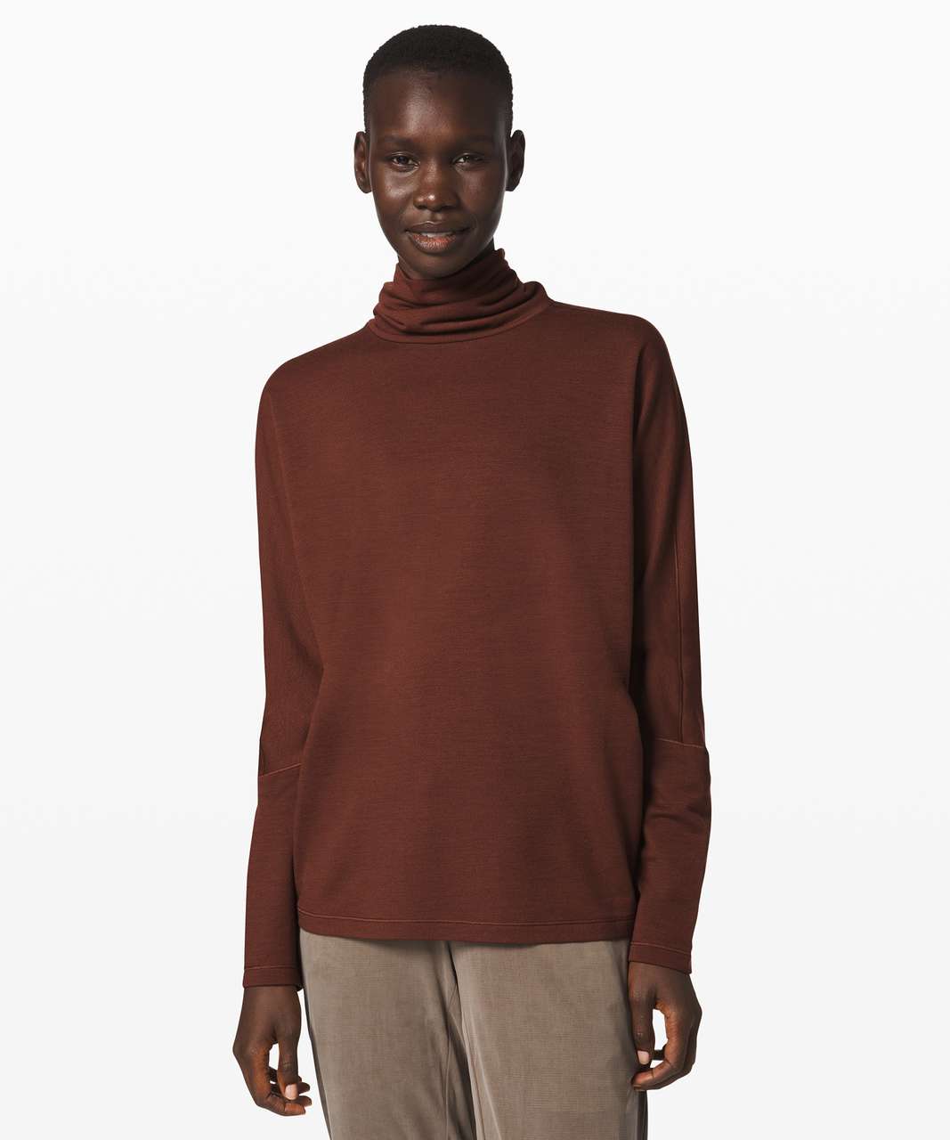 Lululemon Moraine Turtleneck *lululemon lab - Dark Cedar