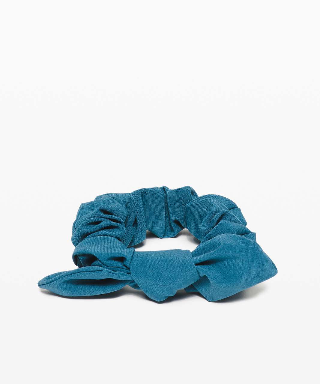 Lululemon Uplifting Scrunchie *Bow - Petrol Blue