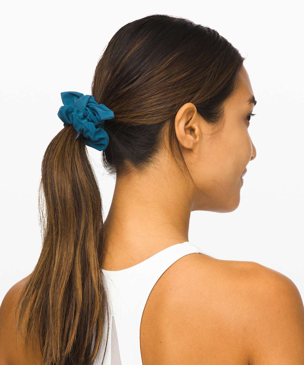 Lululemon Uplifting Scrunchie *Bow - Petrol Blue