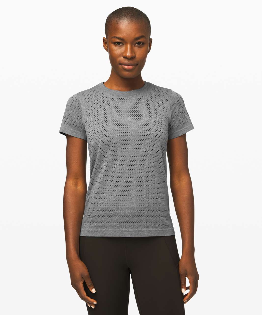 Lululemon Breeze By Short Sleeve *Squad - Slate / White - lulu fanatics