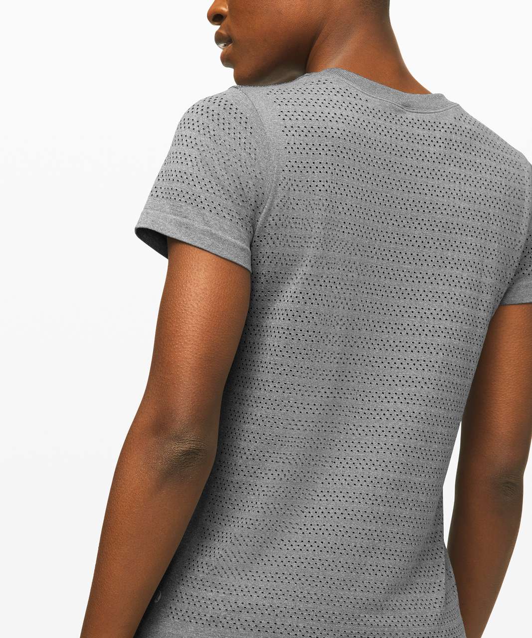 Lululemon Breeze By Short Sleeve *Squad - Slate / White - lulu