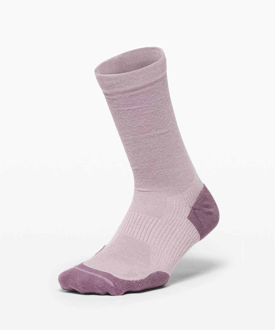 Lululemon Coast to Roam Crew Sock *Wool - Frosted Mulberry / Smoky Blush