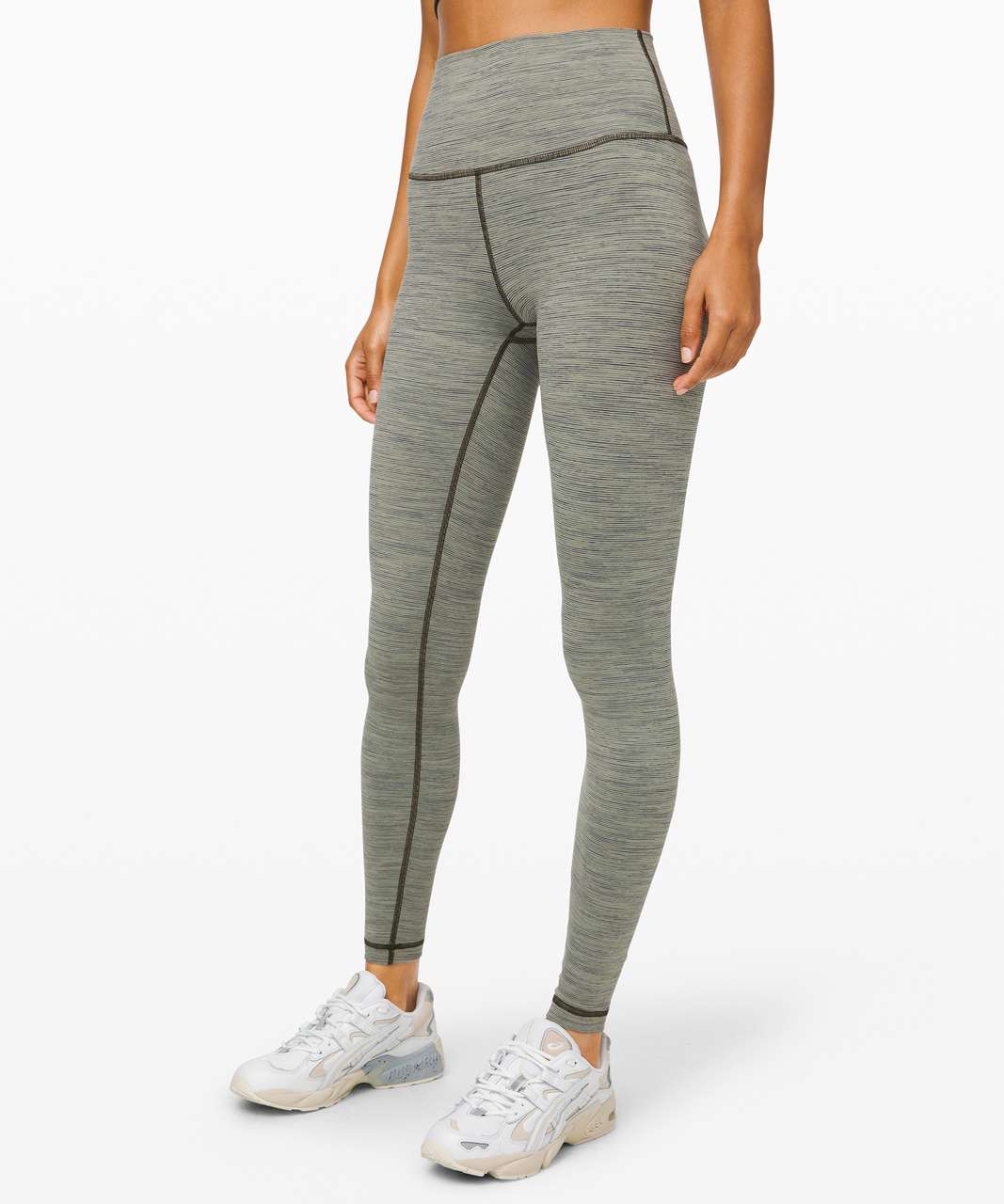 unpopular opinion but I loved full luxtreme WU* Green fern align tank and  washed French clay wunder under : r/lululemon