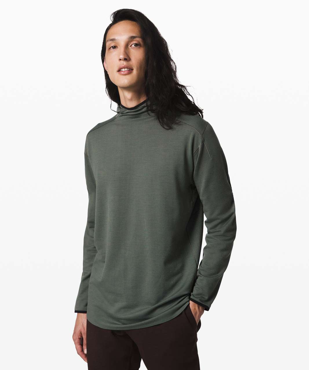 Lululemon Ashta Funnel Neck Hoodie *lululemon lab - Palm Deco - lulu ...