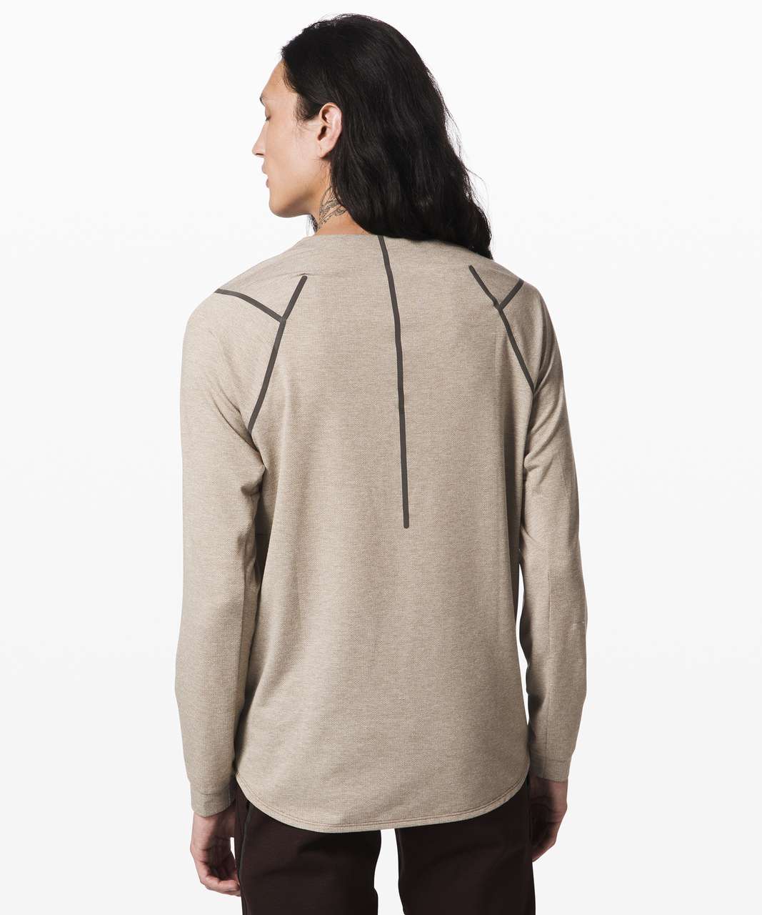 Lululemon Refract Long Sleeve *lululemon lab - Heathered Nomad