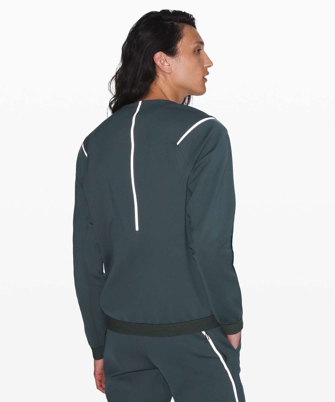 Lululemon Refract Track Jacket *lululemon lab - Palm Deco / Black