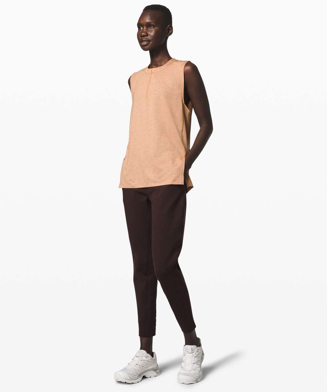 Lululemon Esker Tank *lululemon lab - Heathered Roman Gold