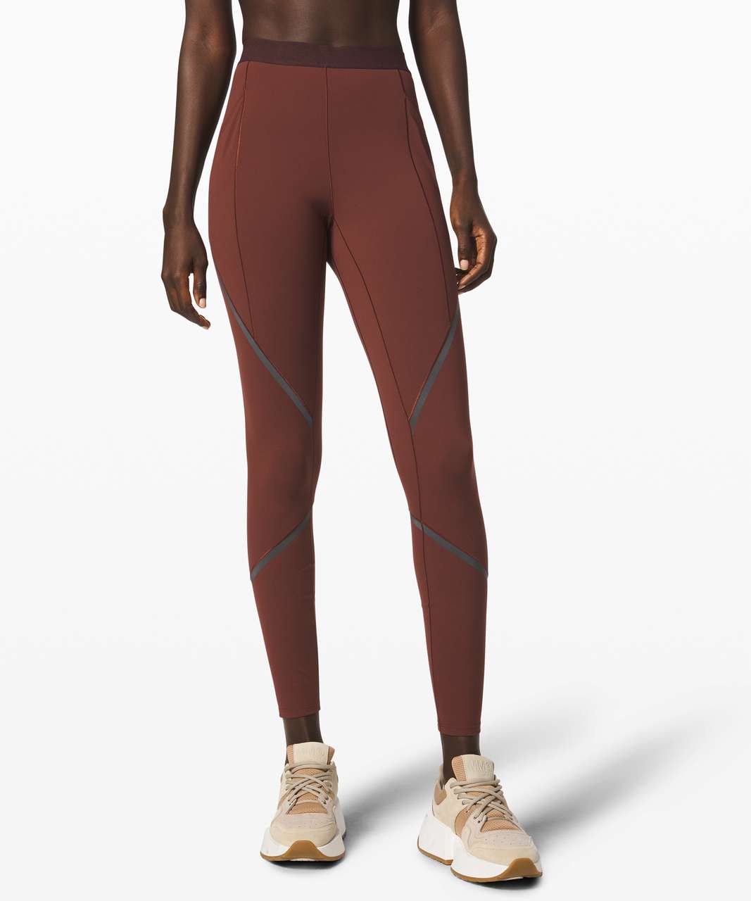 Lululemon Esker Tight Reflective *lululemon lab - Dark Cedar