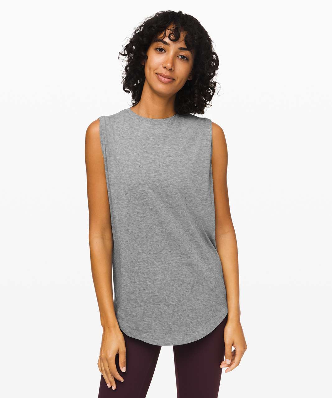 Lululemon Brunswick Muscle Tank - Heathered Core Medium Grey