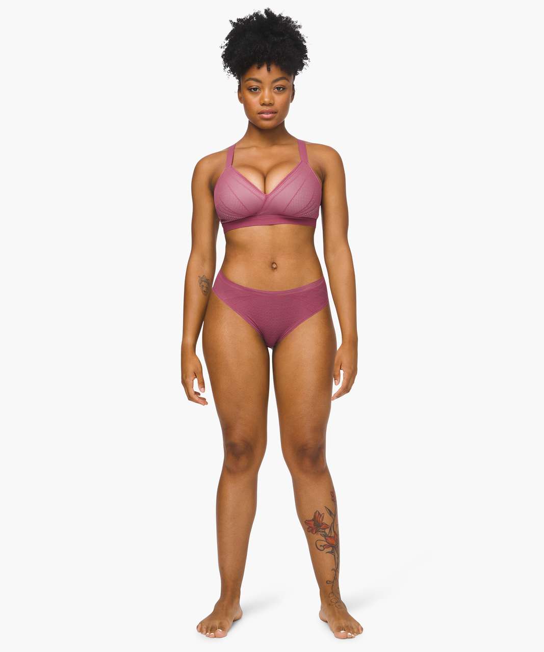 Lululemon Free To Be Bra - Plum - lulu fanatics