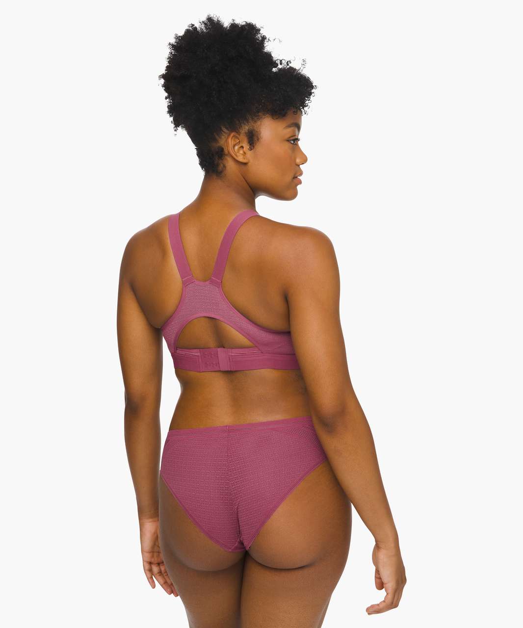 Lululemon Awake to Lace Bra - Plumful / Smoky Blush - lulu fanatics