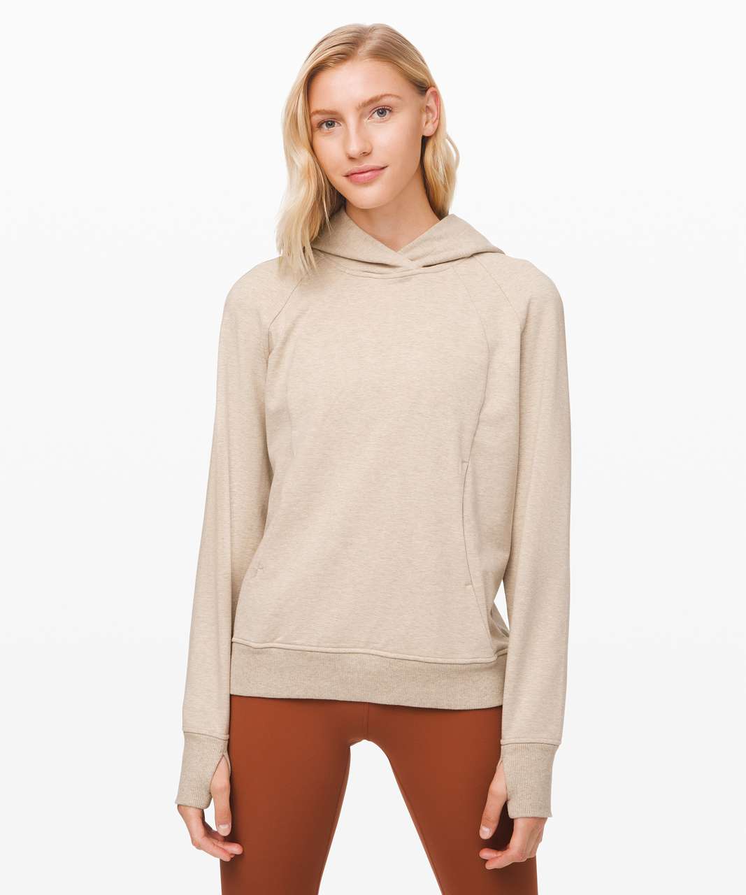 Lululemon Scuba Pullover - Heathered Sahara - lulu fanatics