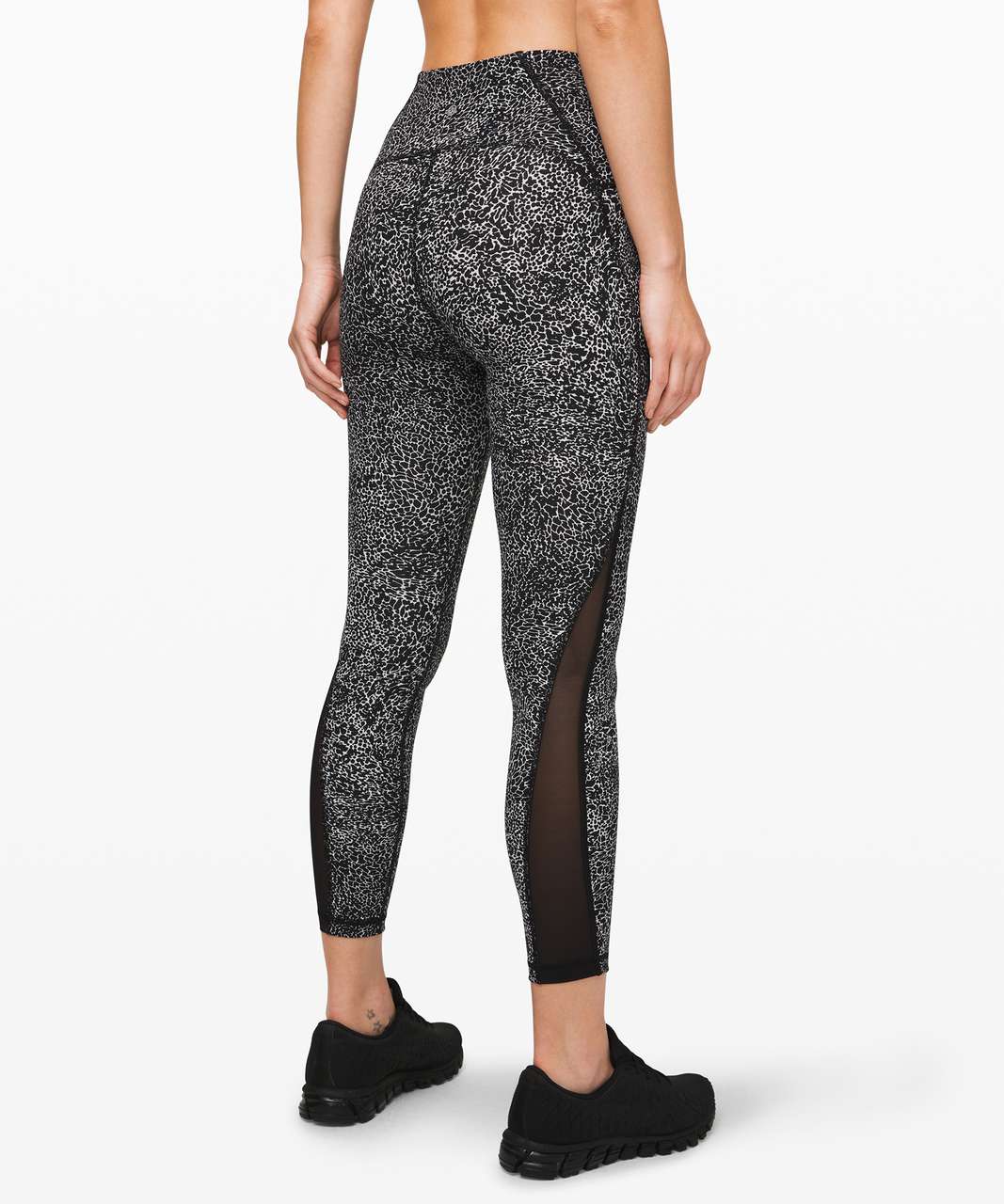 black and white speckled lululemon leggings