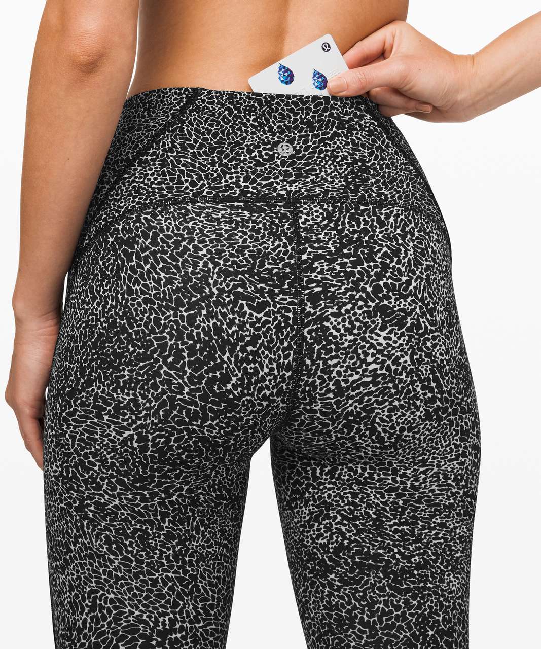 Lululemon Train Times Pant 25 - Polar Shift Alpine White Black / Black - lulu  fanatics