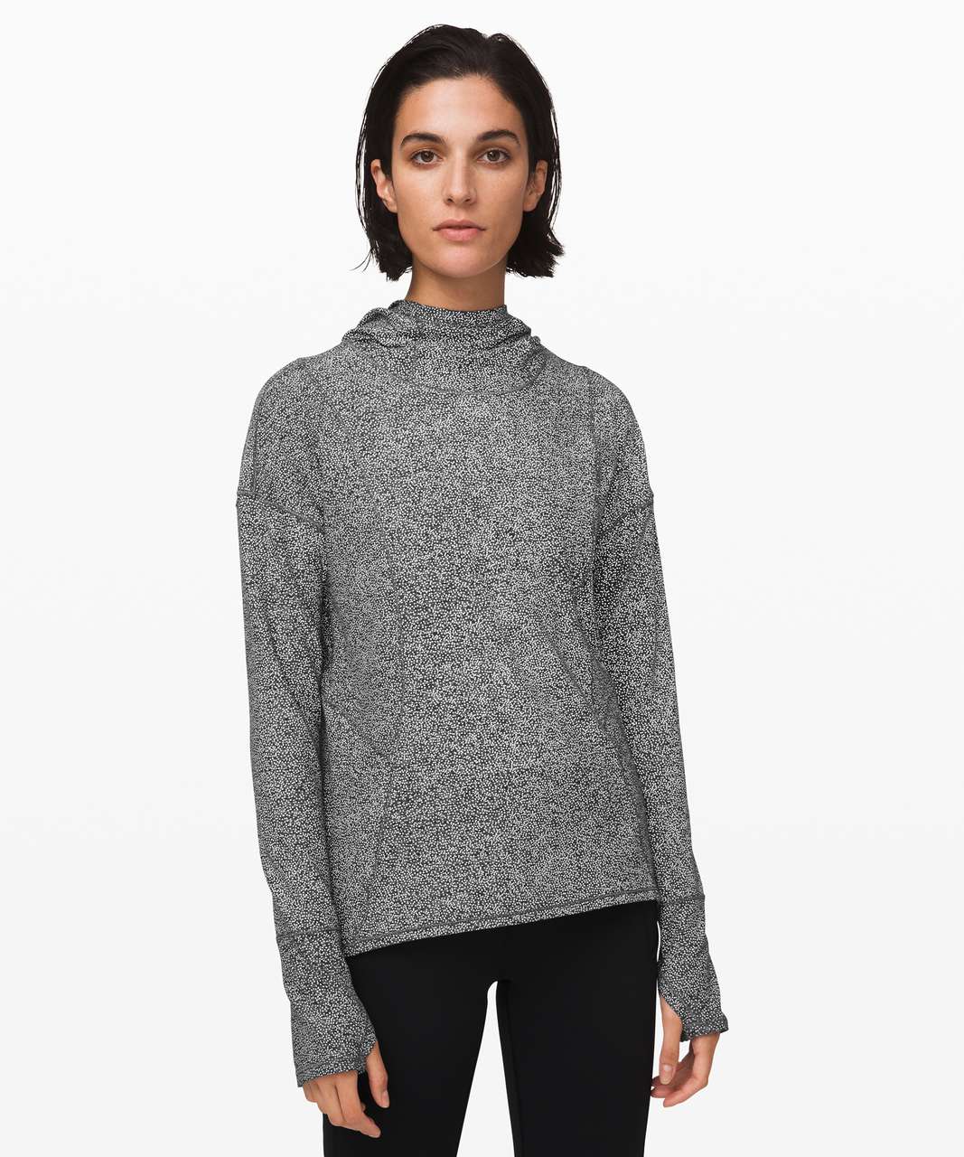 Lululemon Ready To Rulu Hoodie *Reflective - Dimension Dot Heathered Black Silver Reflective