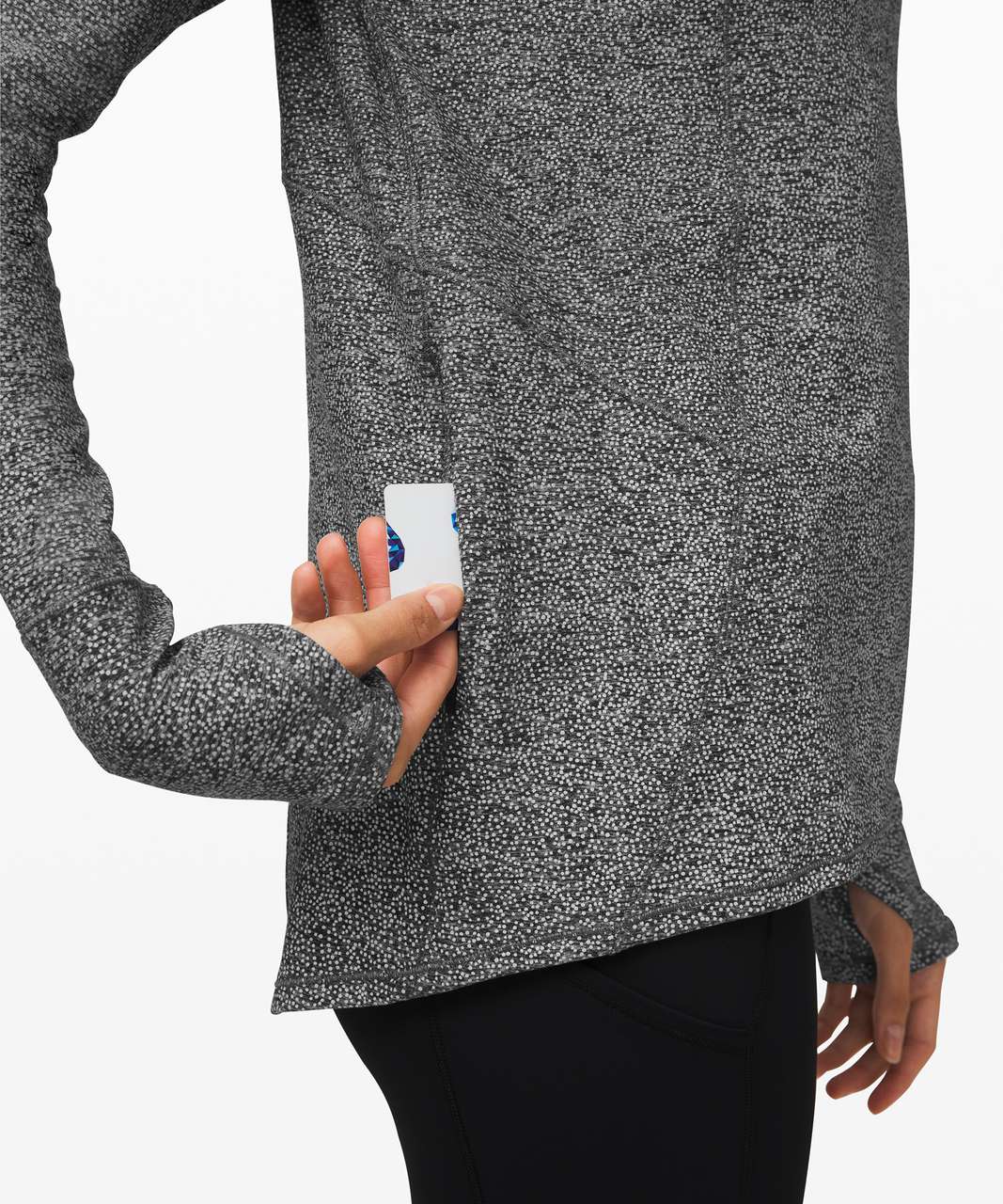 Lululemon Ready To Rulu Hoodie *Reflective - Dimension Dot Heathered Black Silver Reflective