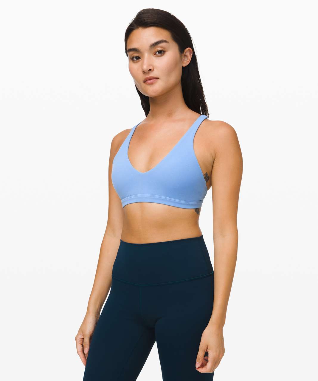 Lululemon Calm Within Bra - Tempest Blue