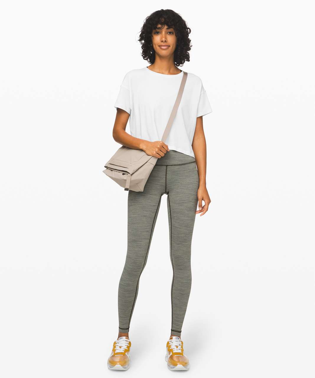 Lululemon Cates Crop Tee - Alpine White