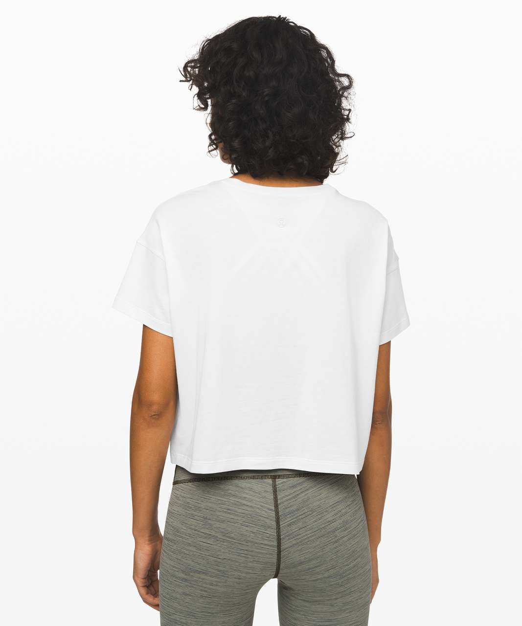 Lululemon Cates Crop Tee - Alpine White