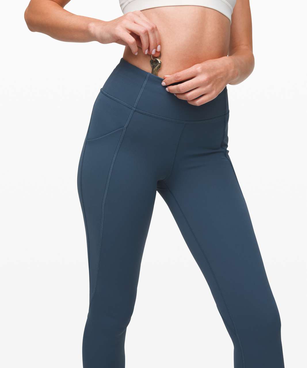 Lululemon Time To Sweat Tight 28" - Code Blue