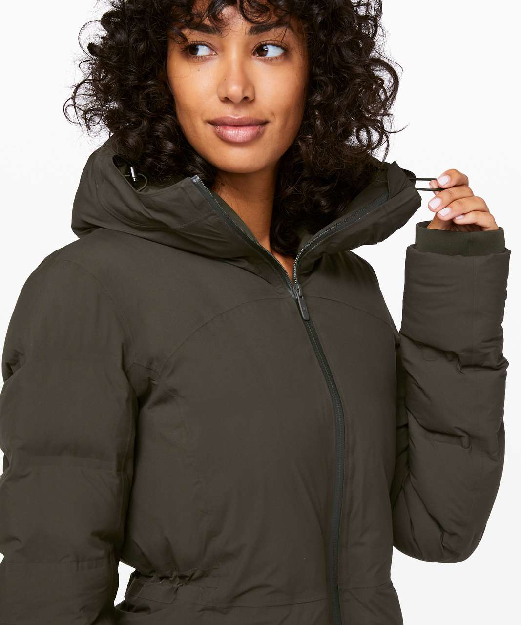 LULULEMON Dark Olive City Sleek Jacket — Size 2 for Sale in New