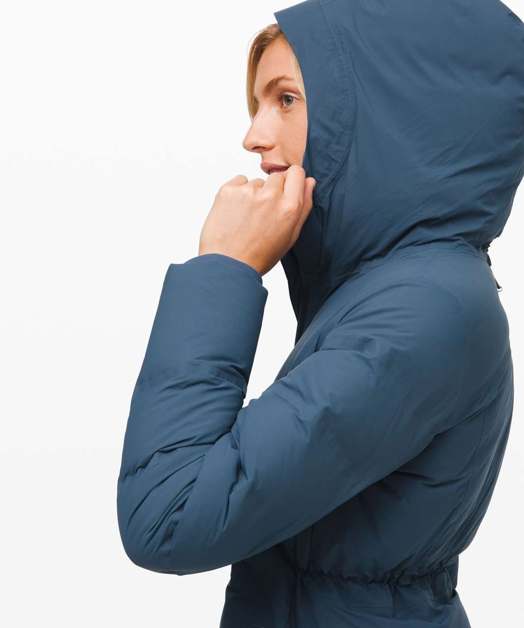 Lululemon Sleet Street Long Jacket - Code Blue