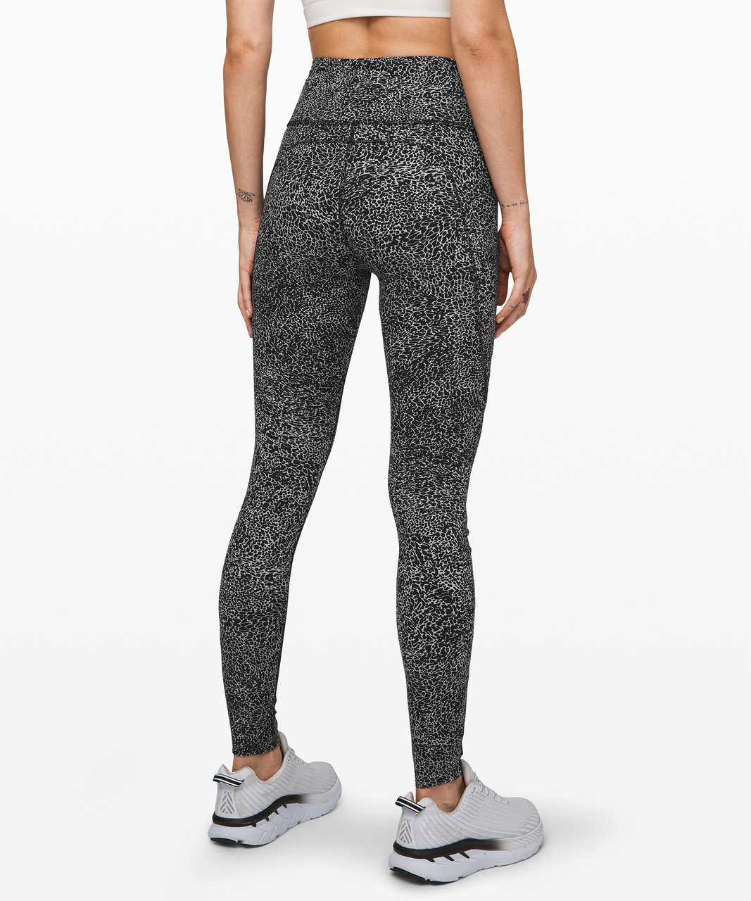 Lululemon Fast and Free Tight 28" *Non-Reflective - Polar Shift Ice Grey Black