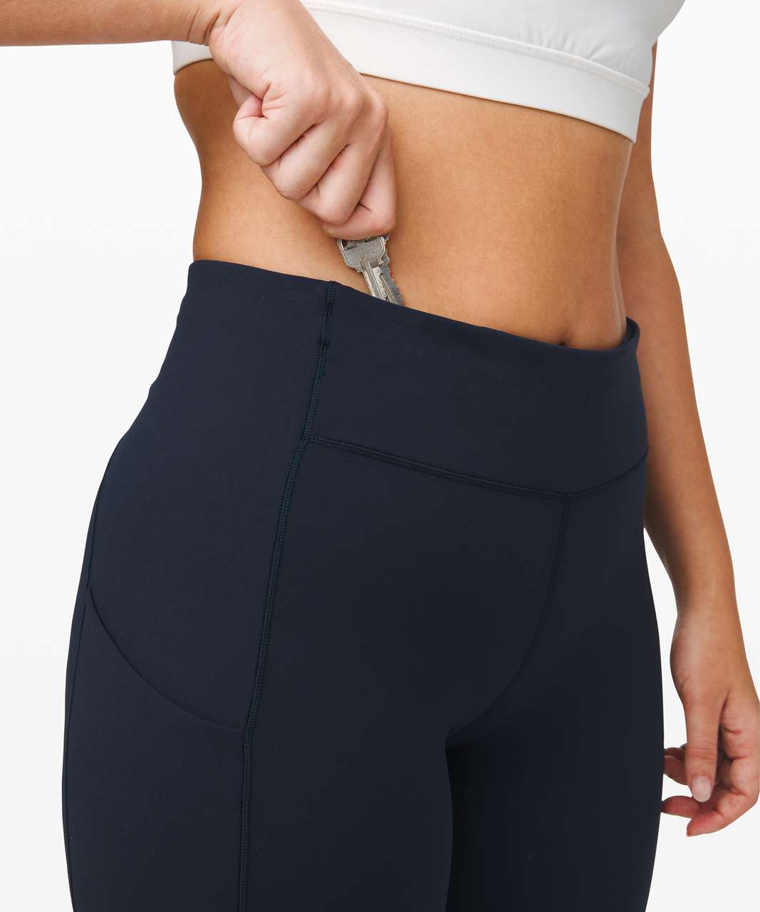 Lululemon Speed Up Tight 28 *Brushed Full-On Luxtreme - True Navy - lulu  fanatics