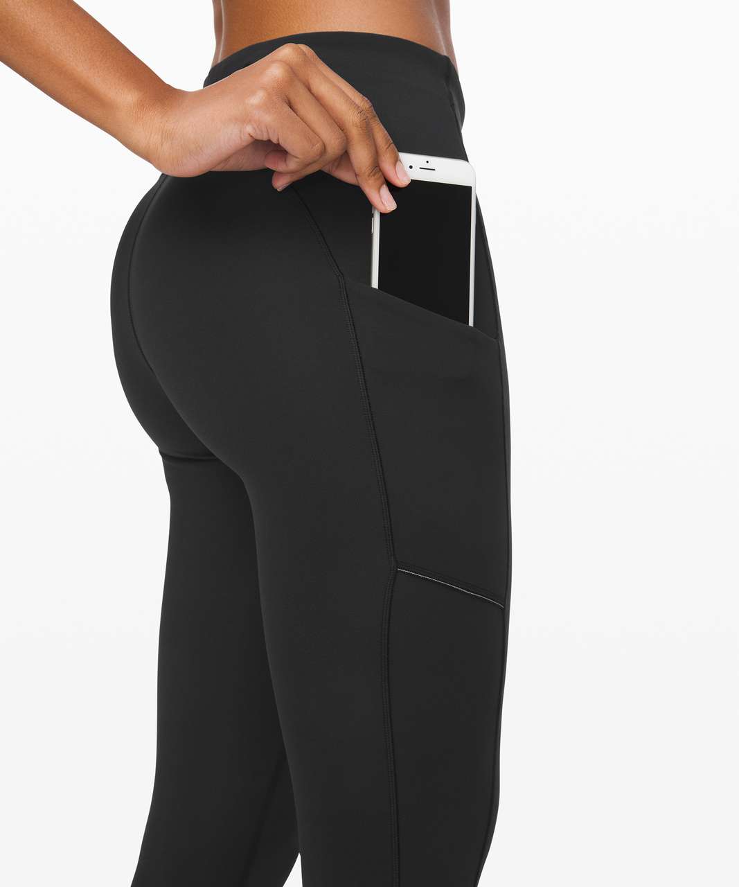 Lululemon Speed Up Tight 28 *Brushed Full-On Luxtreme - Black