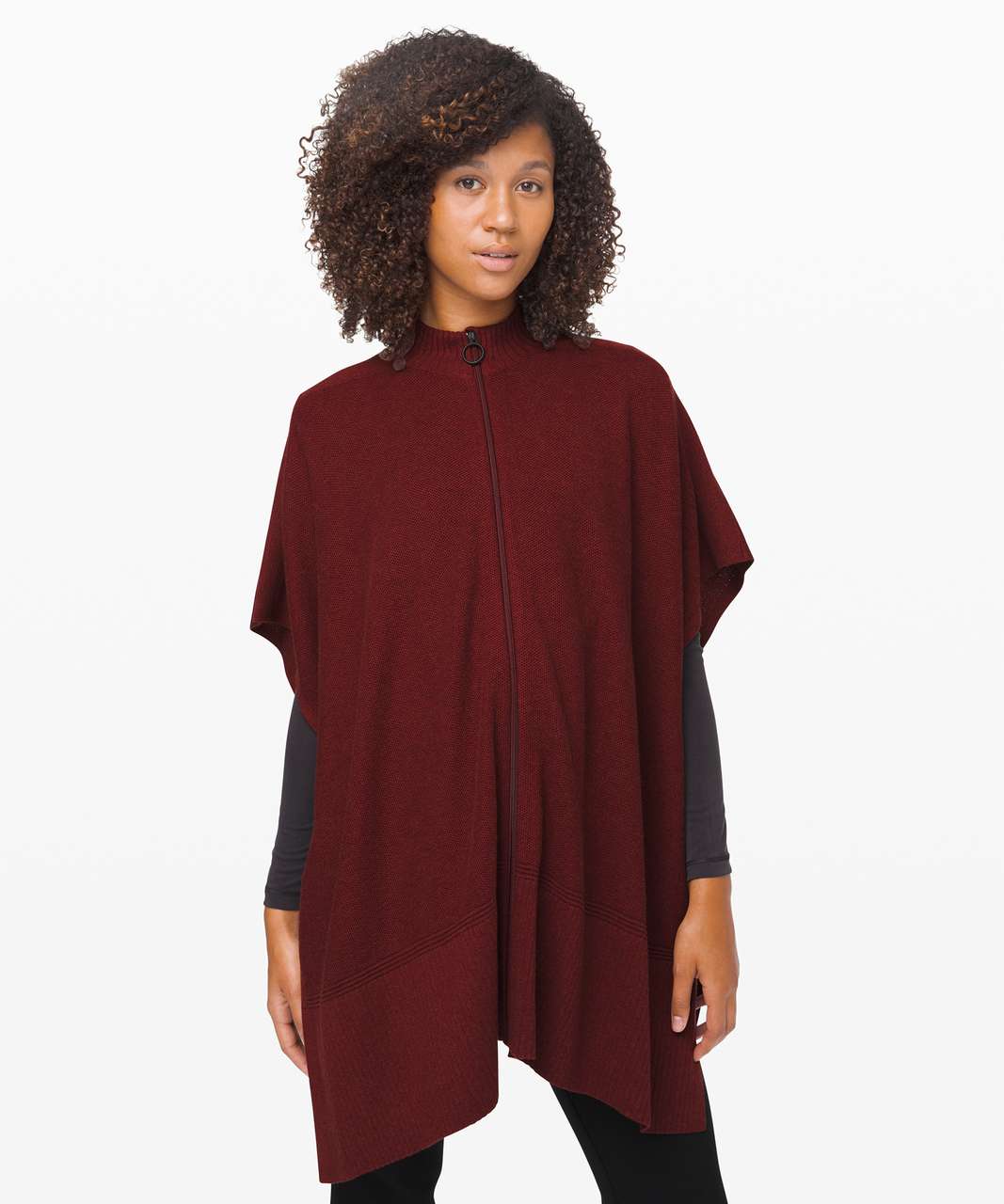 Lululemon Call Me Cozy Wrap - Heathered Deep Rouge