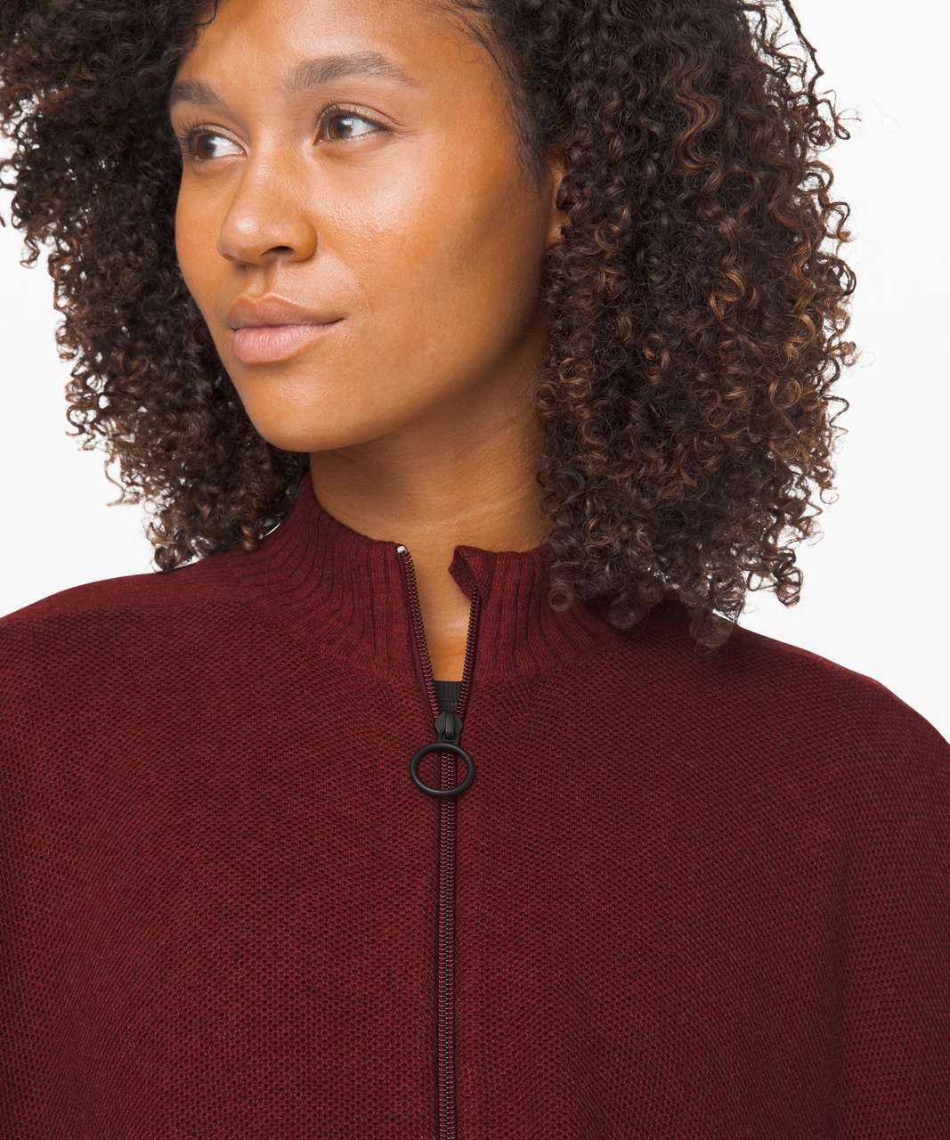 Lululemon Call Me Cozy Wrap - Heathered Deep Rouge