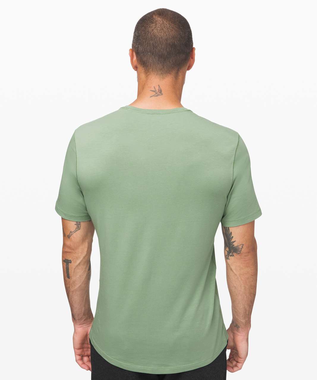 Lululemon 5 Year Basic V - Willow Green